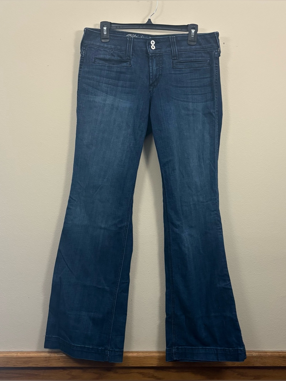 Ariat Dark Blue Wide Leg Flare Jeans